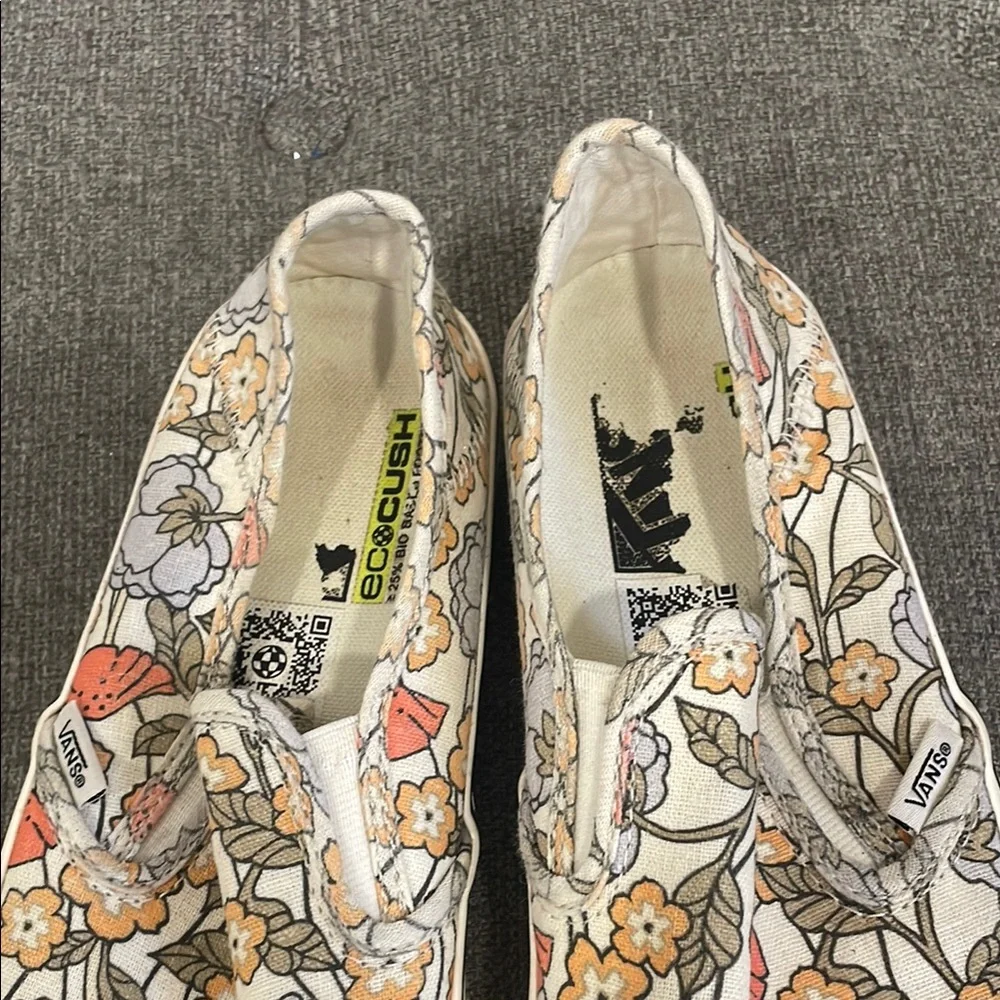 Vans White Floral Shoes - Picture 4 of 6